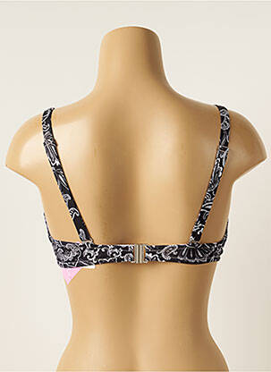 Haut de maillot de bain stretch haut soutien-gorge balconnet noir ANTIGEL femme