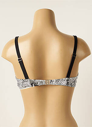 Haut de maillot de bain stretch haut soutien-gorge emboitant gris SIMONE PERELE femme