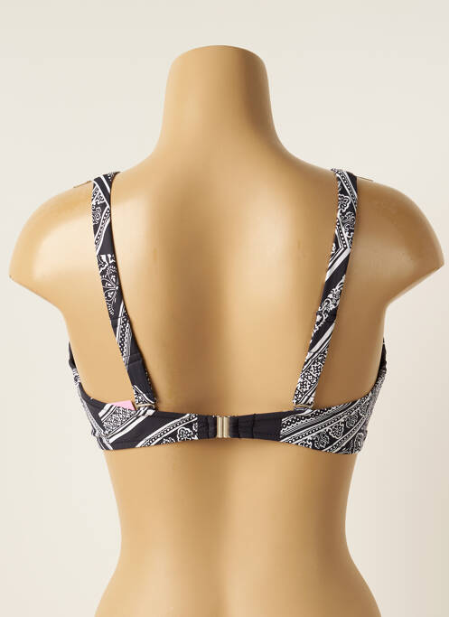 Haut de maillot de bain stretch haut soutien-gorge emboitant noir ANTIGEL femme