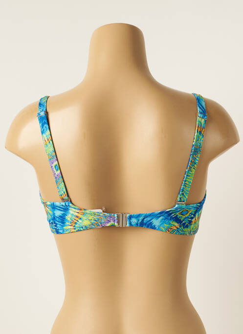 Haut de maillot de bain bleu ANTIGEL pour femme