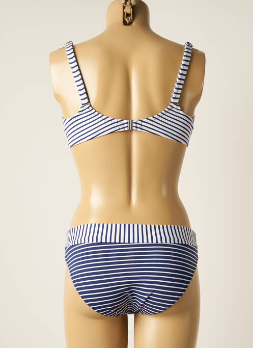 Maillot de bain 2 pièces bleu ANTIGEL pour femme