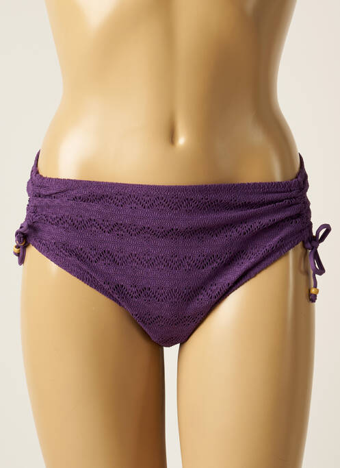 Bas de maillot de bain violet ANTIGEL pour femme