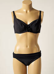 Maillot de bain 2 pièces noir ANTIGEL pour femme seconde vue