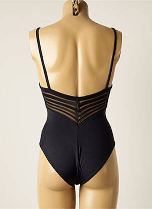 Maillot de bain 1 pièce haut triangles haut triangles noir TROPIC femme