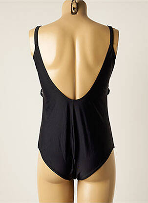 Maillot de bain 1 pièce imprimé fantaisie brassieres noir ROSE POMME femme
