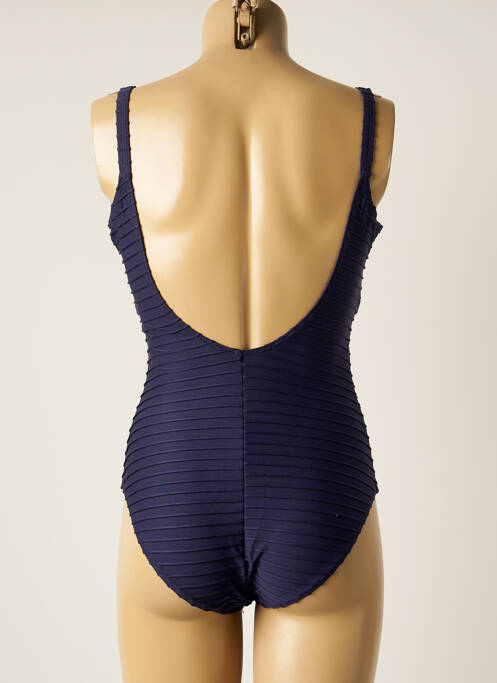 Maillot de bain 1 pièce bleu ROSE POMME pour femme