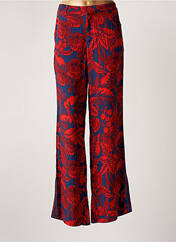 Pantalon droit rouge DESIGUAL pour femme seconde vue