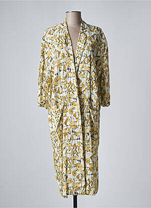 Veste casual col tailleur jaune SITA MURT femme