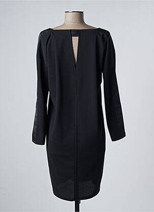 Robe mi-longue manches longues manches longues gris NINATI femme