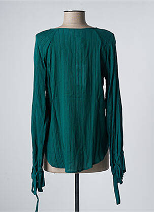 Blouse col rond manches longues vert STELLA FOREST femme