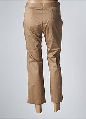 Pantalon 7/8 stretch taille normale marron NINATI femme