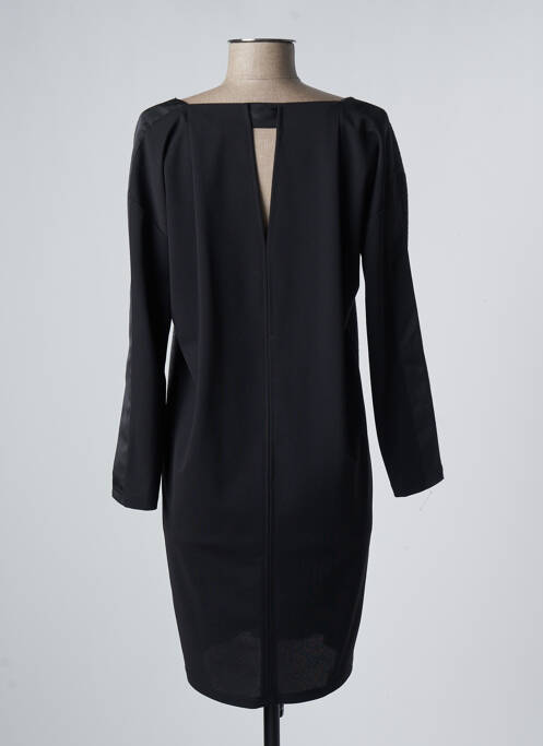Robe mi-longue manches longues manches longues gris NINATI femme