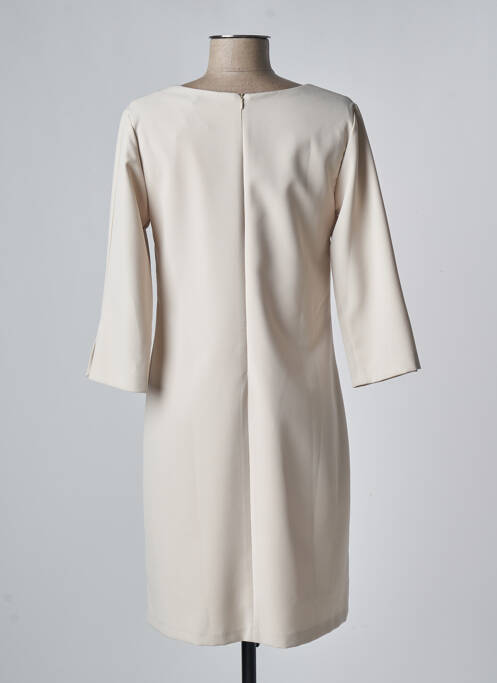 Robe mi-longue beige NINATI pour femme