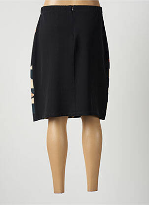 Jupe mi-longue stretch noir FRED SABATIER femme