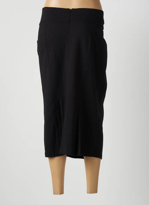 Jupe mi-longue noir FRANK WALDER pour femme