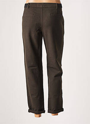 Pantalon 7/8 stretch taille normale marron BANANA MOON femme