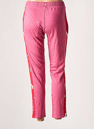 Jegging broderie galons latéraux taille normale rose BANANA MOON femme