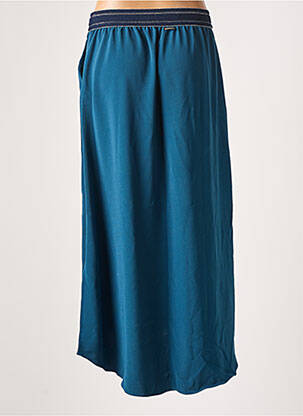 Jupe longue imprimé fantaisie bleu BANANA MOON femme