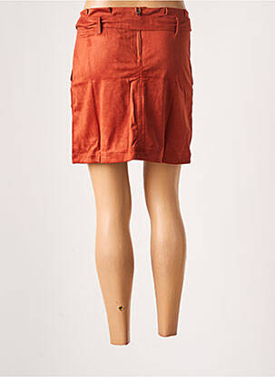 Jupe courte poches marron BANANA MOON femme