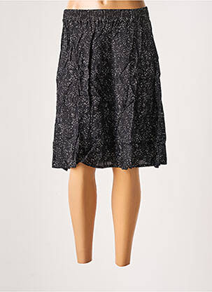 Jupe mi-longue coupe évasée noir BANANA MOON femme