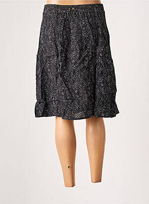 Jupe mi-longue coupe évasée noir BANANA MOON femme