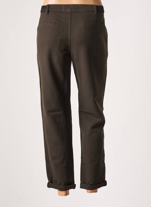 Pantalon 7/8 marron BANANA MOON pour femme