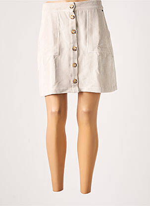 Jupe courte poches blanc BANANA MOON femme