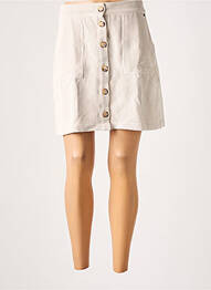 Jupe courte poches blanc BANANA MOON femme