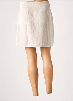 Jupe courte poches blanc BANANA MOON femme