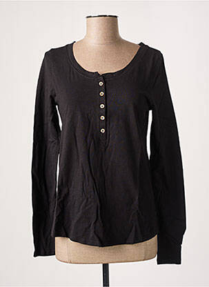 Top stretch manches longues noir BANANA MOON femme