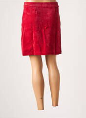 Jupe courte rouge BANANA MOON pour femme seconde vue