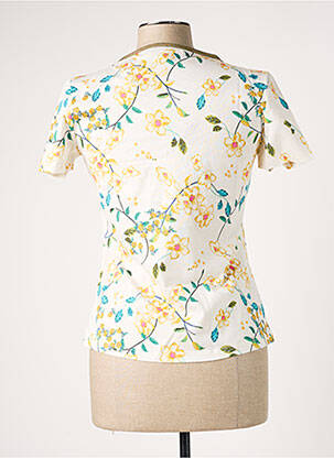 T-shirt col v manches courtes beige BANANA MOON femme