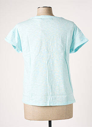 T-shirt coupe droite manches courtes bleu BANANA MOON femme