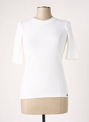 T-shirt stretch manches courtes beige BANANA MOON femme