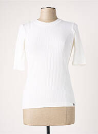 T-shirt manches mi-longues manches courtes beige BANANA MOON femme