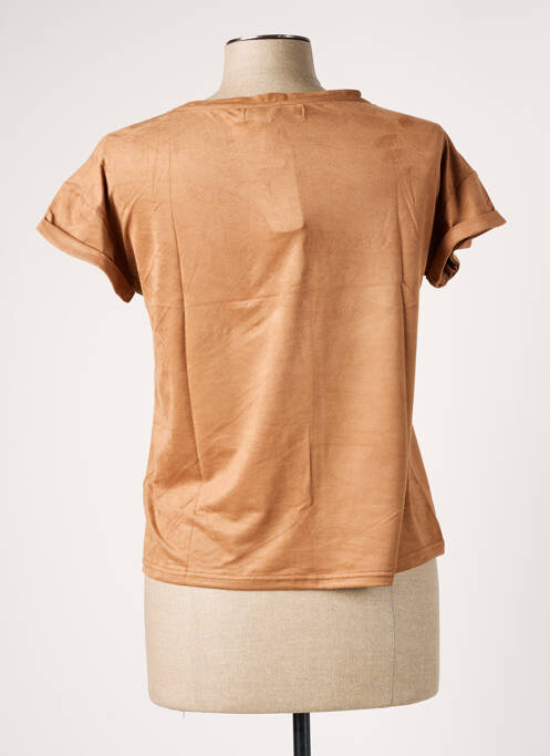 T-shirt marron BANANA MOON pour femme