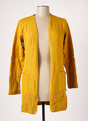 Gilet manches longues stretch jaune BANANA MOON femme