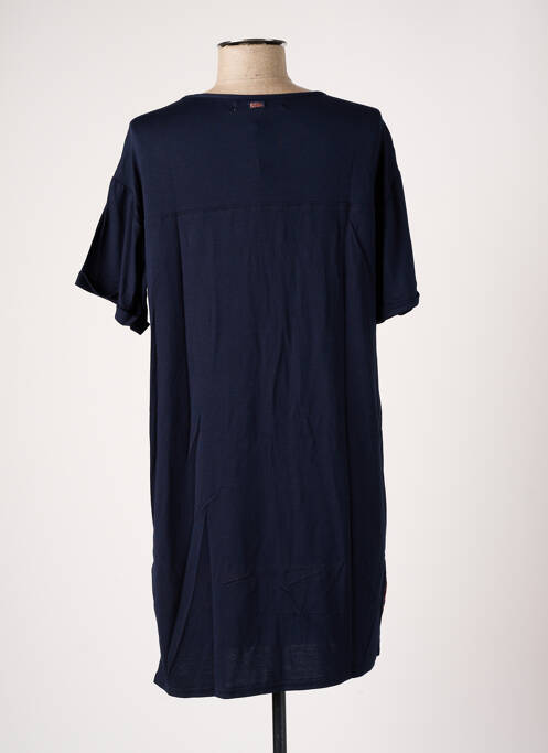 Robe mi-longue bleu BANANA MOON pour femme