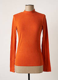 Top stretch manches longues orange BANANA MOON femme
