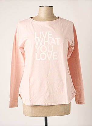 T-shirt manches longues manches longues rose BANANA MOON femme