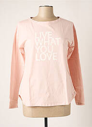T-shirt manches longues manches longues rose BANANA MOON femme