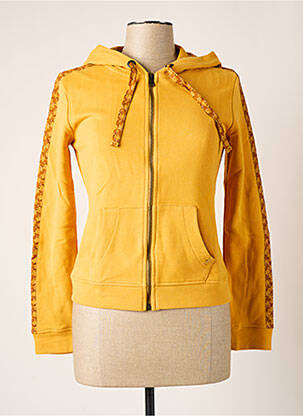 Veste casual poches jaune BANANA MOON femme