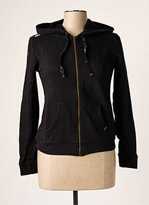 Veste casual col rond noir BANANA MOON femme