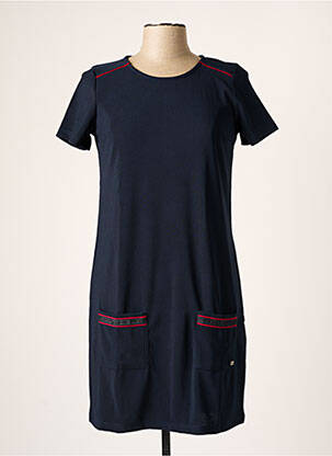 Robe mi-longue manches courtes manches courtes bleu B&M femme