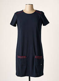 Robe mi-longue manches courtes manches courtes bleu B&M femme