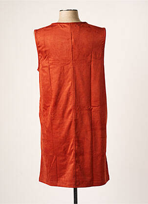 Robe mi-longue sans manche sans manche marron BANANA MOON femme