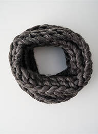 Echarpe gris BANANA MOON femme