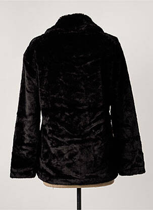 Manteau court coupe droite sans capuche noir BANANA MOON femme
