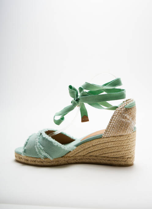 Espadrilles vert CASTANER femme