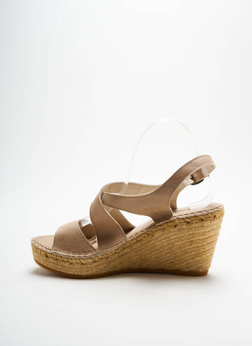Espadrilles beige LORMY pour femme